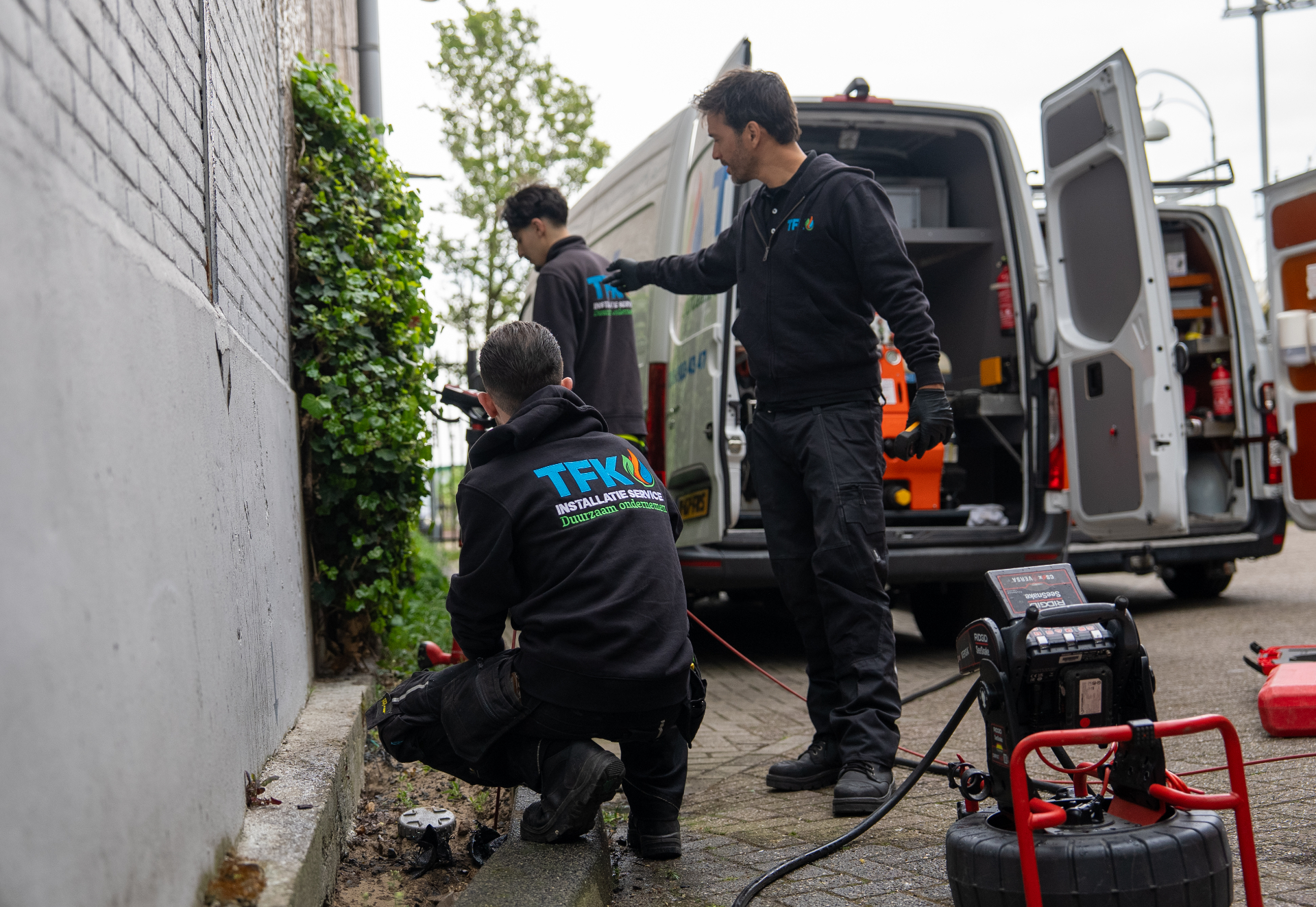 Rioolcamera-inspectie voor snelle diagnose